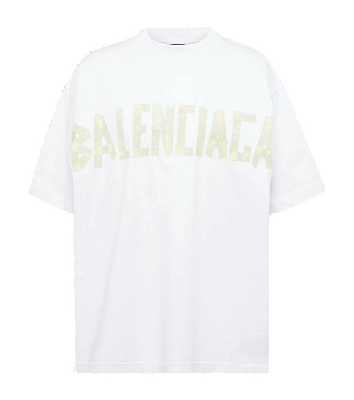 Photo: Balenciaga Tape Type cotton jersey T-shirt