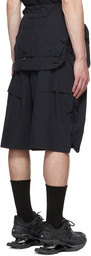 Archival Reinvent Navy Belt Bag Shorts