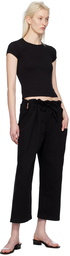 Gil Rodriguez Black 'The Lou' Lounge Pants