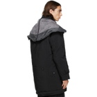 Blackmerle Black Down Parka Jacket