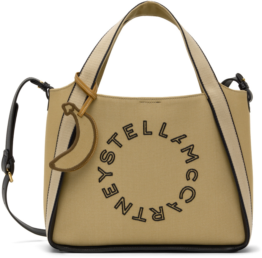 Stella McCartney Beige Logo Crossbody Tote Stella McCartney