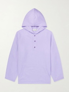 God's True Cashmere - Linen Hooded Jacket - Purple