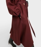Patou Belted double-breasted wool-blend coat
