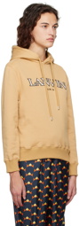 Lanvin Tan Embroidered Hoodie