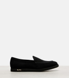 Max Mara Softmoc suede moccasins