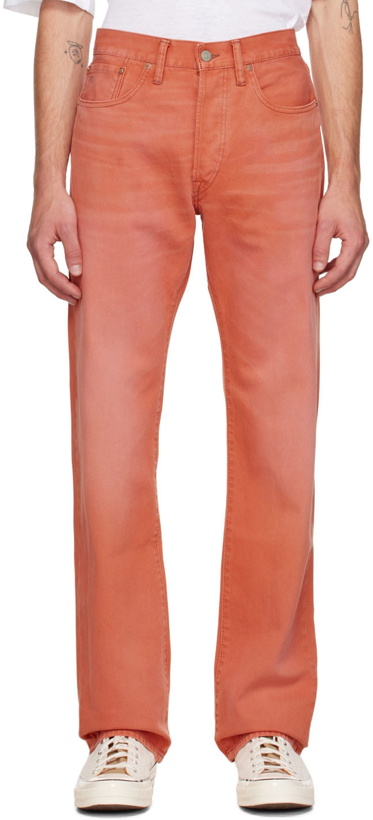 Photo: RRL Orange Bedford Cord Trousers