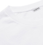 Loewe - Holiday Printed Cotton-Jersey T-Shirt - Men - White