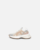 Pinko Ariel Slip On Sneakers With Laminated Detail Milk/Nude