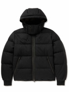 Zegna - Quilted Oasi Cashmere Hooded Down Jacket - Black