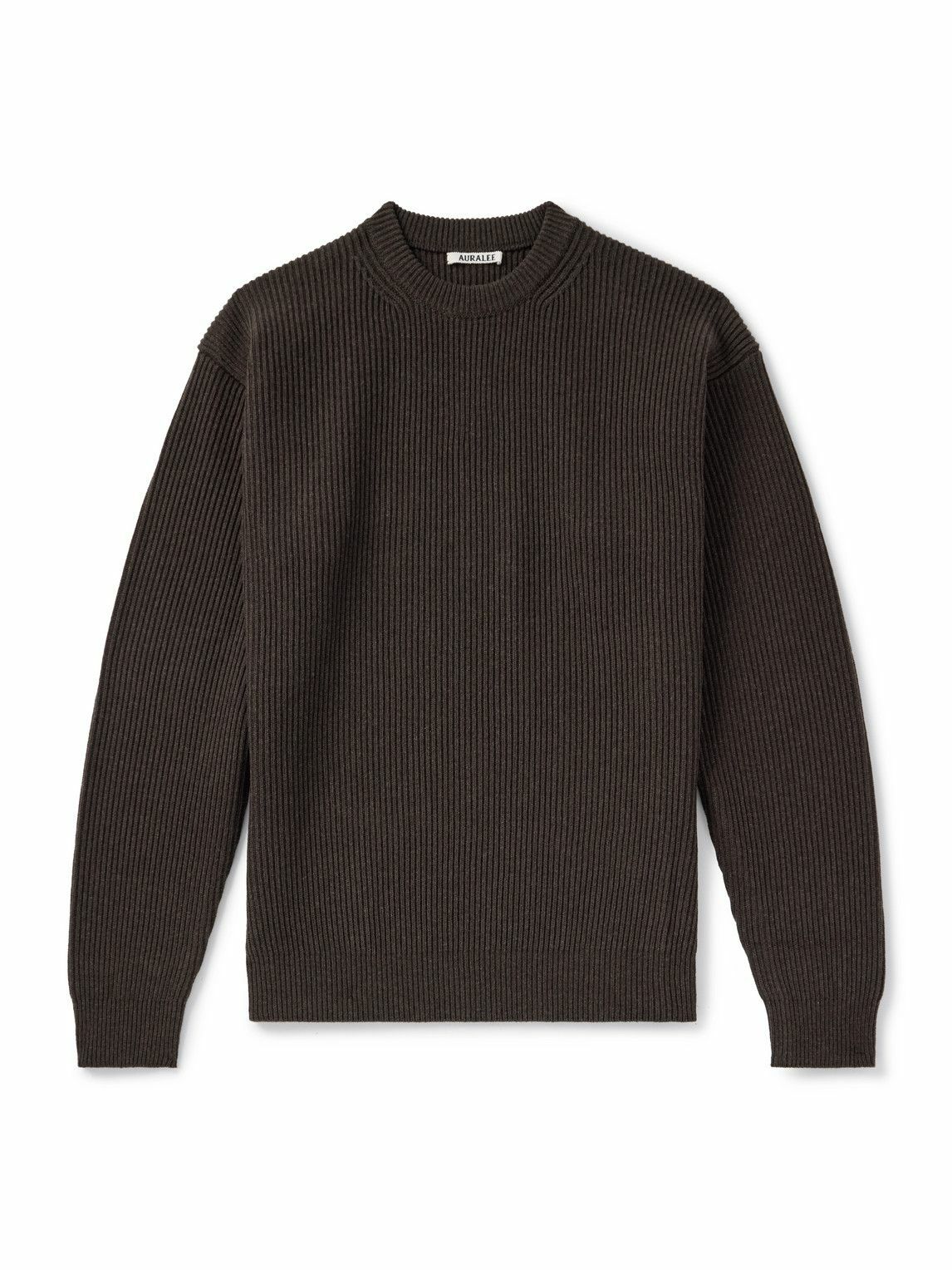 Auralee Wool and silk Henley shirt Auralee