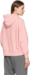 Palm Angels Pink Cotton Hoodie