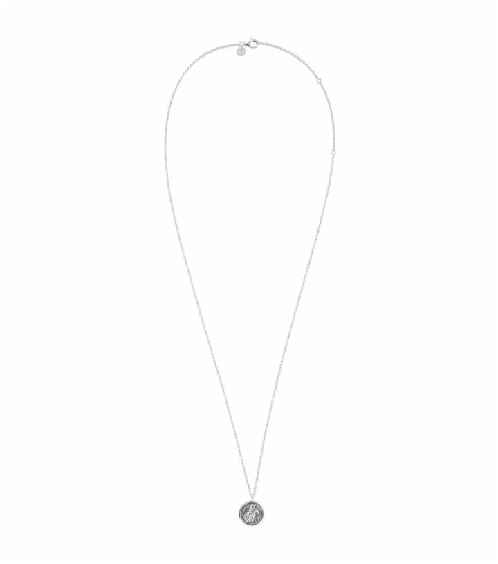 Photo: Tom Wood - Silver coin pendant necklace