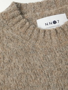 NN07 - Jack Striped Alpaca-Blend Sweater - Neutrals