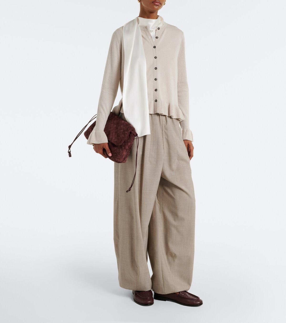 Jardin des Orangers Wool and cashmere cardigan