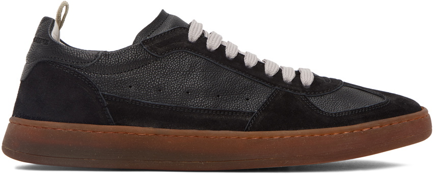 Officine Creative Black Kadett 001 Sneakers Officine Creative