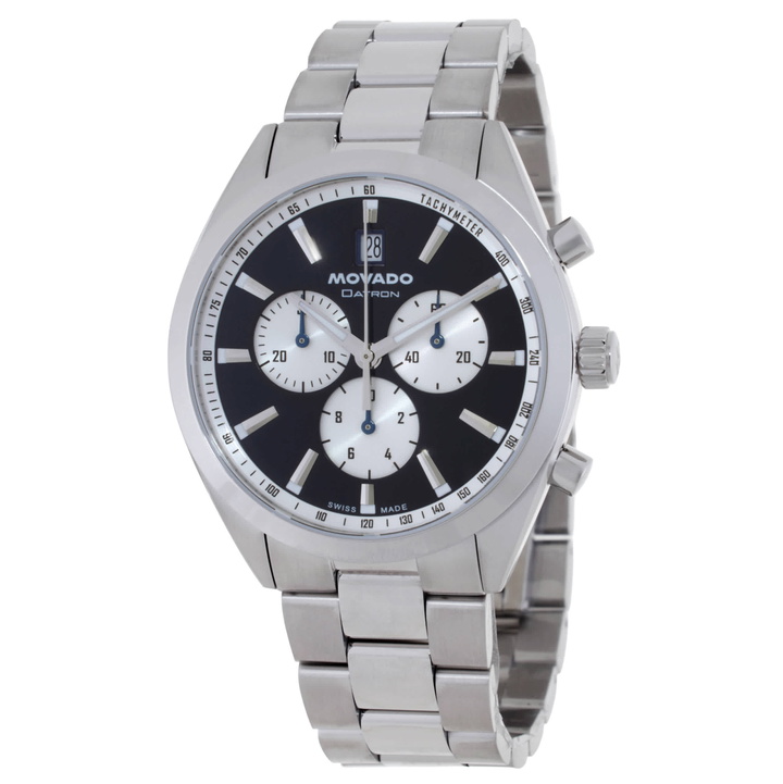 Photo: Movado Heritage Series Datron Chronograph Quartz Blue Dial Mens Watch 3650179
