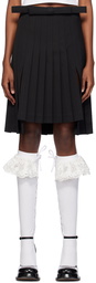 SHUSHU/TONG SSENSE Exclusive Black Miniskirt