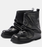 The Attico Robin leather ankle boots