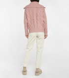 Brunello Cucinelli - Open-knit alpaca wool-blend cardigan