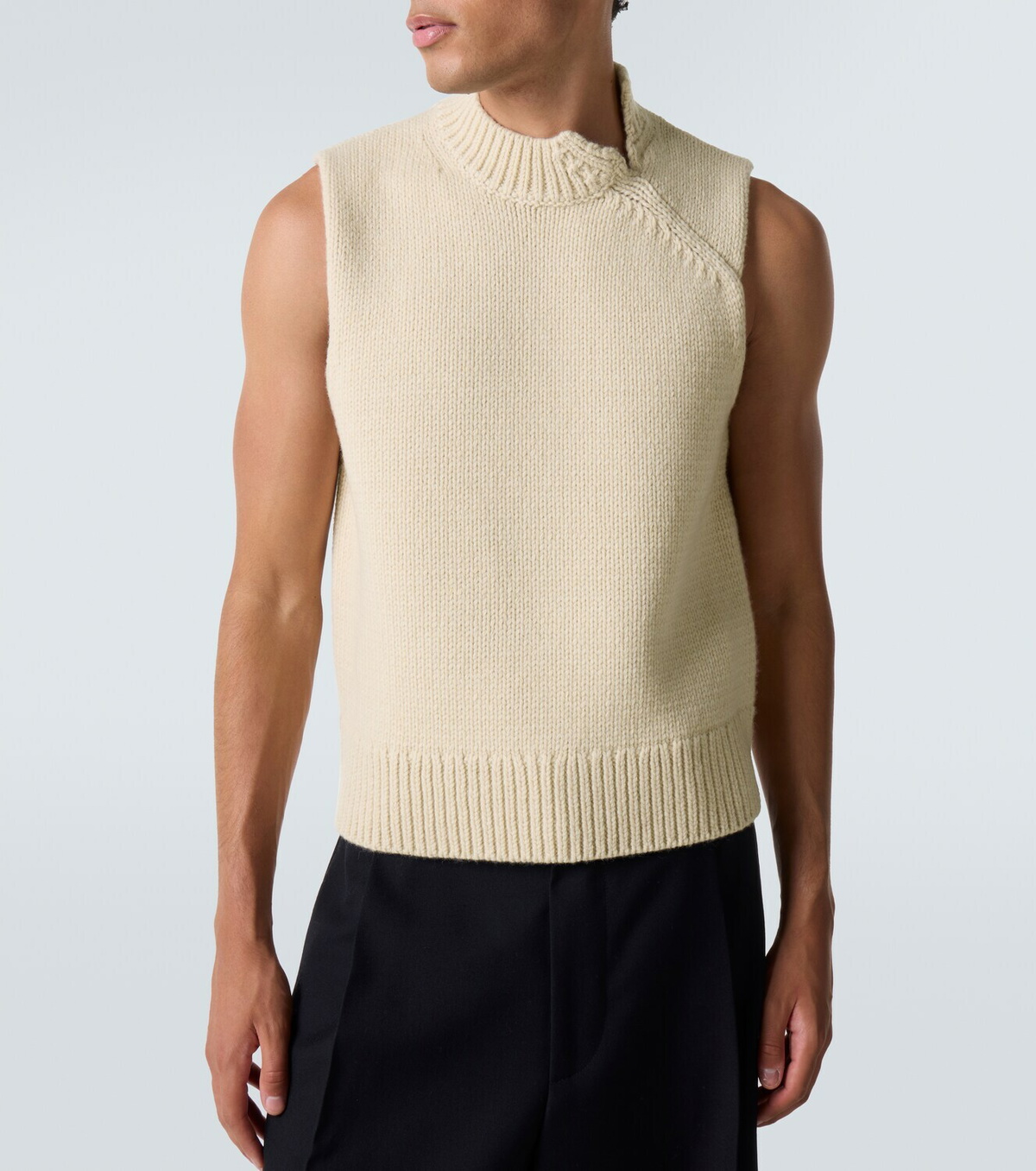 Dries Van Noten Wool and cashmere sweater vest