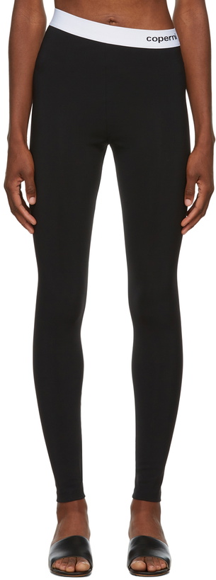 Photo: Coperni Black Logo Sports Leggings