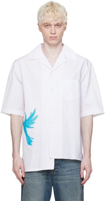Photo: Lanvin White Asymmetrical Shirt