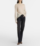 The Row Suede ankle boots