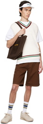 Palmes Brown Sweeper Shorts