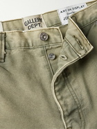 Gallery Dept. - La Flare 30&quot; Slim-Fit Distressed Denim Jeans - Green