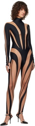 Mugler Black Iconic Jumpsuit