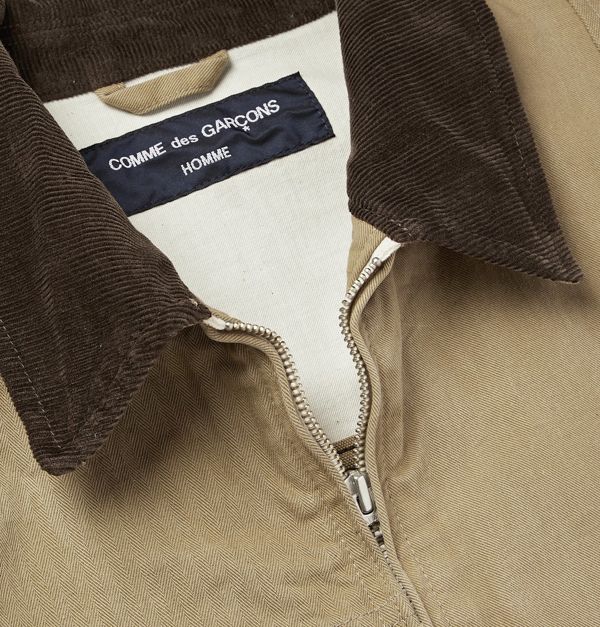 Comme des Garçons HOMME - Corduroy-Trimmed Cotton-Canvas Jacket