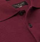 rag & bone - Cotton-Piqué Polo Shirt - Burgundy