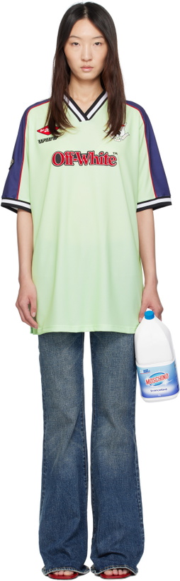 Photo: Off-White Green Soccer Minidress
