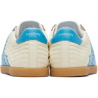 Lanvin Off-White & Blue Glen 2.0 Sneakers