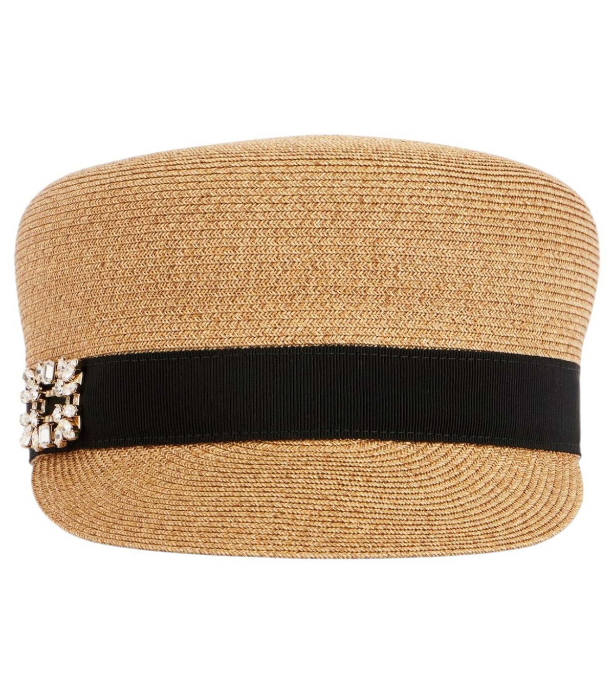 Roger Vivier Rv Broche Extra Rafia Hat Roger Vivier