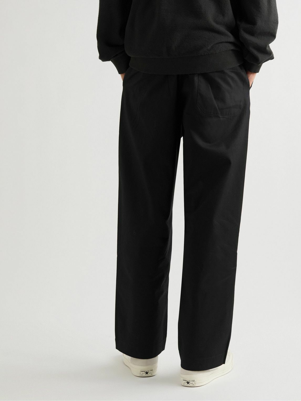 Applied Art Forms - DM1-2 Wide-Leg Cotton-Twill Drawstring