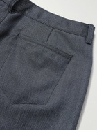 Mr P. - Straight-Leg Wool and Mohair-Blend Jeans - Blue