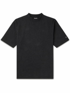 Snow Peak - Recycled Cotton-Jersey Mock-Neck T-Shirt - Black