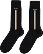 BOSS Four-Pack Gray & Black Socks