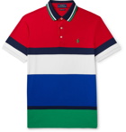 Polo Ralph Lauren - Slim-Fit Colour-Block Cotton-Jersey Polo Shirt - Multi