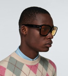 Gucci - Square-frame acetate sunglasses
