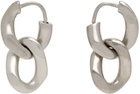Maison Margiela Silver Gourmette Collection Earrings