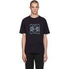 Loewe Navy Anagram Cut T-Shirt