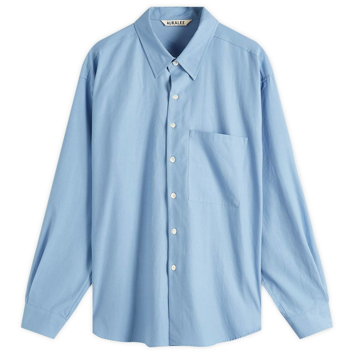AURALEE White High Count Finx Ox Shirt Auralee