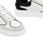 Alexander McQueen Men's Oversized Sneakers in White/Luna/Black