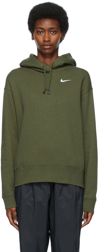 Photo: Nike Khaki Sportswear Essential Hoodie