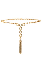 Chloe Pompoms Tassle Gold-tone Brass Belt - One Size