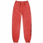 Aries Women's No Problemo Sweat Pant in Red
