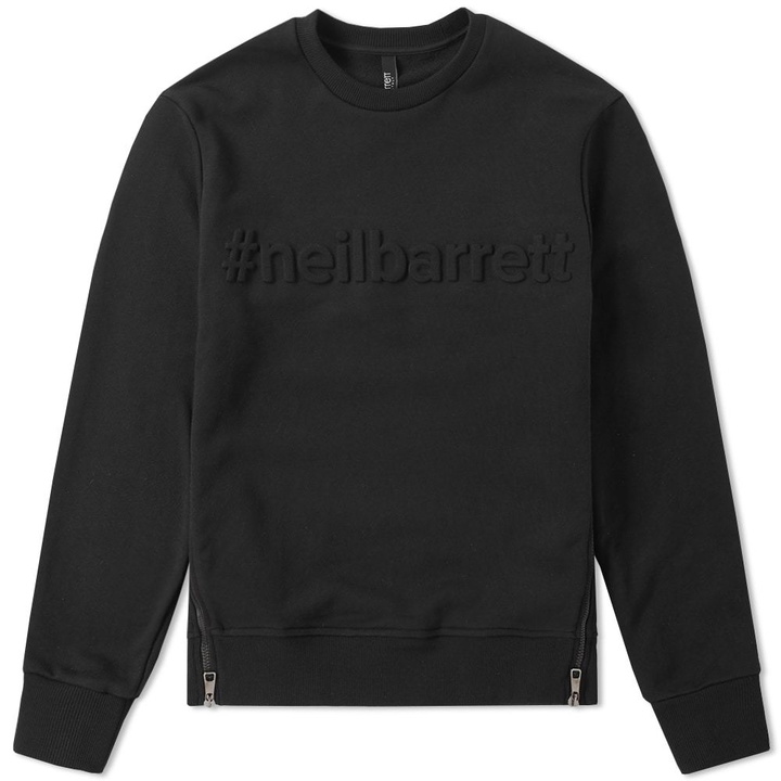 Photo: Neil Barrett Embossed Hashtag Sweat