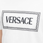 Versace Men's Tiles Embroidered T-Shirt in White